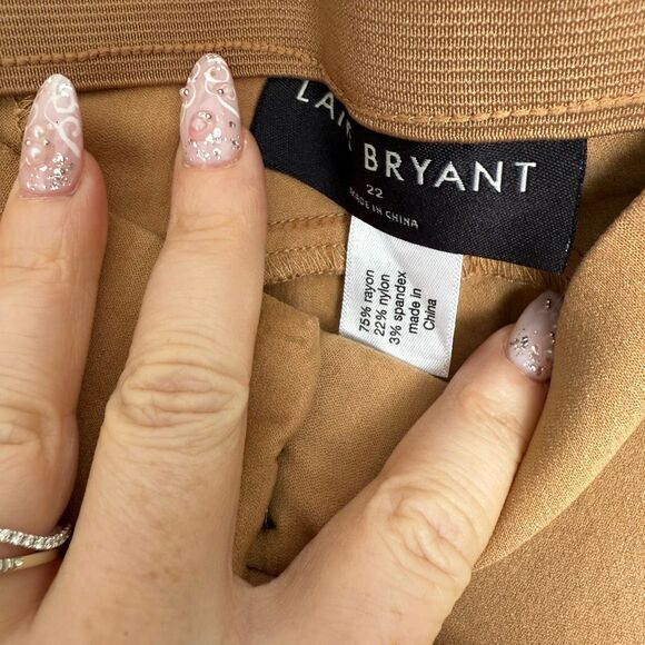 Lane Bryant Women’s 22 Brown Plus Size Pants Career Office Core - Picture 2 of 4